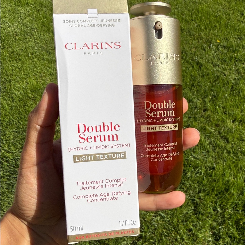Clarins Double Serum Light Texture 1.7 oz ,50 ml Brand New Box